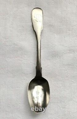1877 Antique Russian Imperial 84 Silver Spoon By Sazikov Factory
