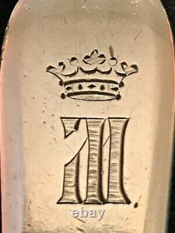 1877 Crown Monogram Spoon Russian Imperial Antique Silver 84 Russia Czar Romanov