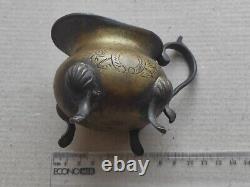 1890 Antique Imperial Russian Bronze Sauce Boat Alenchikov Zimin Moscow