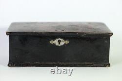 1890-s Antique Imperial Russia PERLOV Hand Painted Lacquer Box