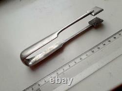 1892 Antique Imperial Russian Sterling Silver 84 Sugar Tongs 59 gr