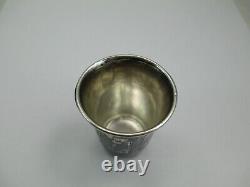 1895 Imperial Russian Israel Eseevich Zakhoder 84 Silver Kiddish Cup 470F