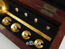 1900s Imperial Russian Gold Plated ALCOHOL METER Hydrometer for spirits in Box