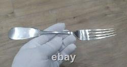 1908-1917 Antique Russian Imperial Solid Silver 84 Fork 77g. Master DF. RK