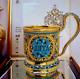 19c Imperial Russian Antique 84 Silver Enamel Tea Glass Holder Yalta
