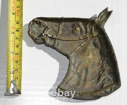 19c RUSSIAN ROYAL IMPERIAL ASHTRAY STATUE BRONZE HORSE GOLD SILVER ART BUST EGG