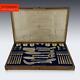 Antique 20thc Imperial Russian Solid Silver Caviar & Fish Cutlery Set C. 1900