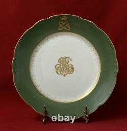 ANTIQUE Russian Imperial plate factory Kuznetsov from the Grand Duke's service