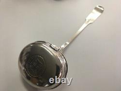Antique 1848 Imperial Russian 84 Silver LG 13 Ladle 1816 portugal 400 Reis coin