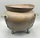 Antique 1890's-1900's Imperial Brass Copper Russian Hammered Pot Damage