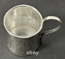 Antique 19C Imperial Russian 84 Silver Small Cup? (N. Feofilov)