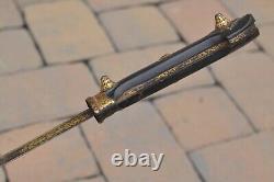 Antique 19th C Georgian Kindjal Caucasian Dagger Russian Imperial Gold Dagger