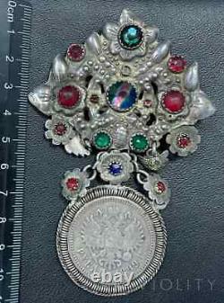 Antique 19th Russian Imperial Original Rare Silver Dukach 53.4gr
