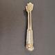 Antique 5 Sugar Tongs Engraved Floral Flowers Imperial Russian Silver 1893
