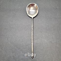 Antique 6 1/4 Spoon Imperial Russian Silver 84