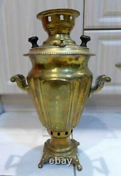 Antique Bronze Imperial Tzar Russian Samovar Set Circa 1825