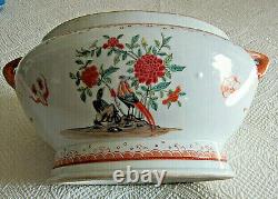 Antique Chinese Export Porcelain Tureen, Romanov Imperial Russian Coat of Arms