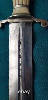 Antique European Russian Imperial Hunting Knife Sword Dagger