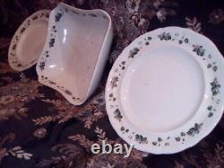 Antique Imperial Russia Porcelain Plates Gardner Factory Soup Bowl 19th Century