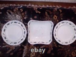 Antique Imperial Russia Porcelain Plates Gardner Factory Soup Bowl 19th Century