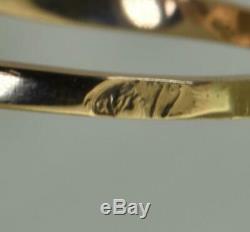 Antique Imperial Russian 18k gold, Diamonds & Sea Pearls ladies ring c1908