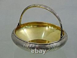 Antique Imperial Russian 84 Silver Basket St Petersburg 1875 Magnificent Quality