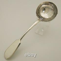 Antique Imperial Russian 84 Silver Sugar Sifter Tea Strainer Ladle St Petersburg