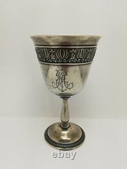 Antique Imperial Russian 84 Silver Vodka/Wine Cup 180g