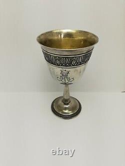 Antique Imperial Russian 84 Silver Vodka/Wine Cup 180g