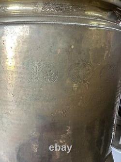 Antique Imperial Russian Brass Samovar 1880s