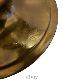 Antique Imperial Russian Brass Samovar Batashev With Lamp With Stamps