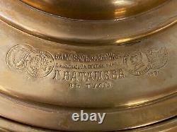 Antique Imperial Russian Brass Samovar Circa Late 19 Century Tula