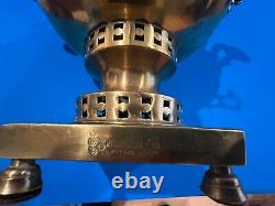 Antique Imperial Russian Brass Samovar Heir E. G Botashev with 12 Medals 16 Tall