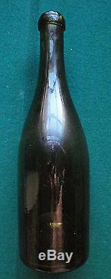 Antique Imperial Russian Champagne Bottle Romanov Double Headed Eagle c 1880
