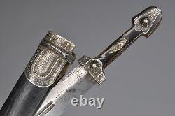 Antique Imperial Russian Dagger Georgian Kindjal Turkish Caucasian Sword Silver