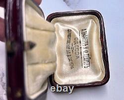 Antique Imperial Russian Earrings Box A. ZiffertI F. Terrier Odessa