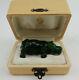 Antique Imperial Russian Faberge Hand Carved Malachite Hippo Statue W Fitted Box