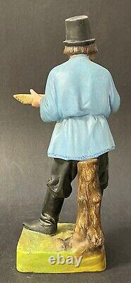 Antique Imperial Russian Gardner Porcelain Balalaika Player