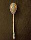 Antique Imperial Russian Gilt Silver Sterling 84 Enameled Spoon