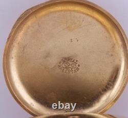 Antique Imperial Russian Gold Plated Chased Case Pocket Watch St. George c1870's