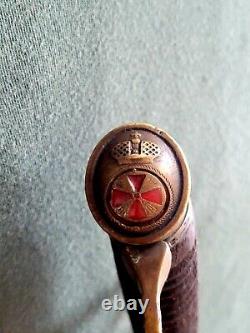 Antique Imperial Russian Infantry For Bravery Sword with St. Anne Enameled Order