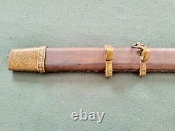 Antique Imperial Russian Infantry For Bravery Sword with St. Anne Enameled Order