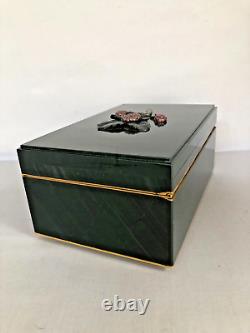 Antique Imperial Russian Jasper Stone Hinged Lapidary Box