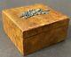 Antique Imperial Russian Karelian Birch And 84 Silver Faberge Jewelry Box