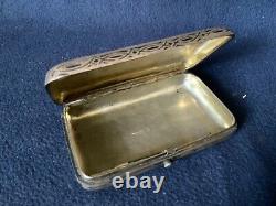 Antique Imperial Russian Niello 84 Silver Cigarette Case