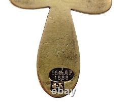 Antique Imperial Russian Orthodox Cross Christian Pendant 1888 Gold 56 14K