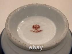 Antique Imperial Russian Porcelain Bowl by Kuznetsov Factory