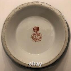 Antique Imperial Russian Porcelain Bowl by Kuznetsov Factory for Asian Market