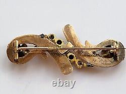 Antique Imperial Russian Rose Gold 56 14K Pin Brooch ORIGINAL Perfect RARE