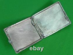 Antique Imperial Russian Russia German Germany Sterling Silver Cigarette Case